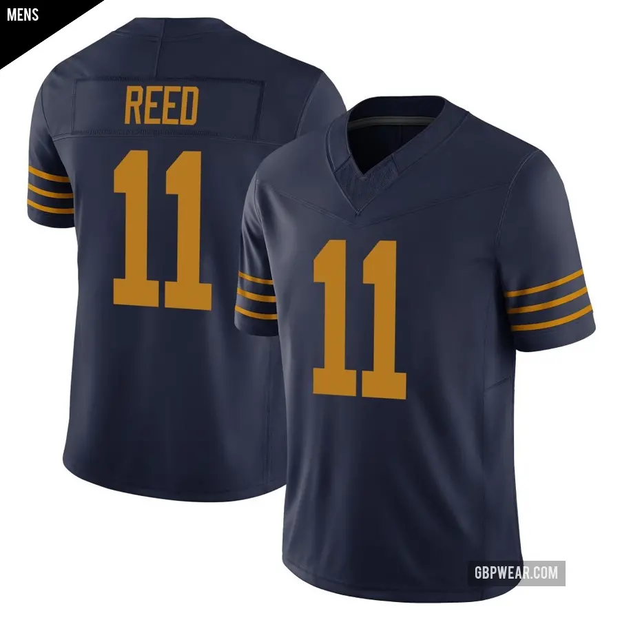 Men's Green Bay Packers ＃11 Jayden Reed Navy Limited The 1923 Classic Vapor F.U.S.E. Jersey