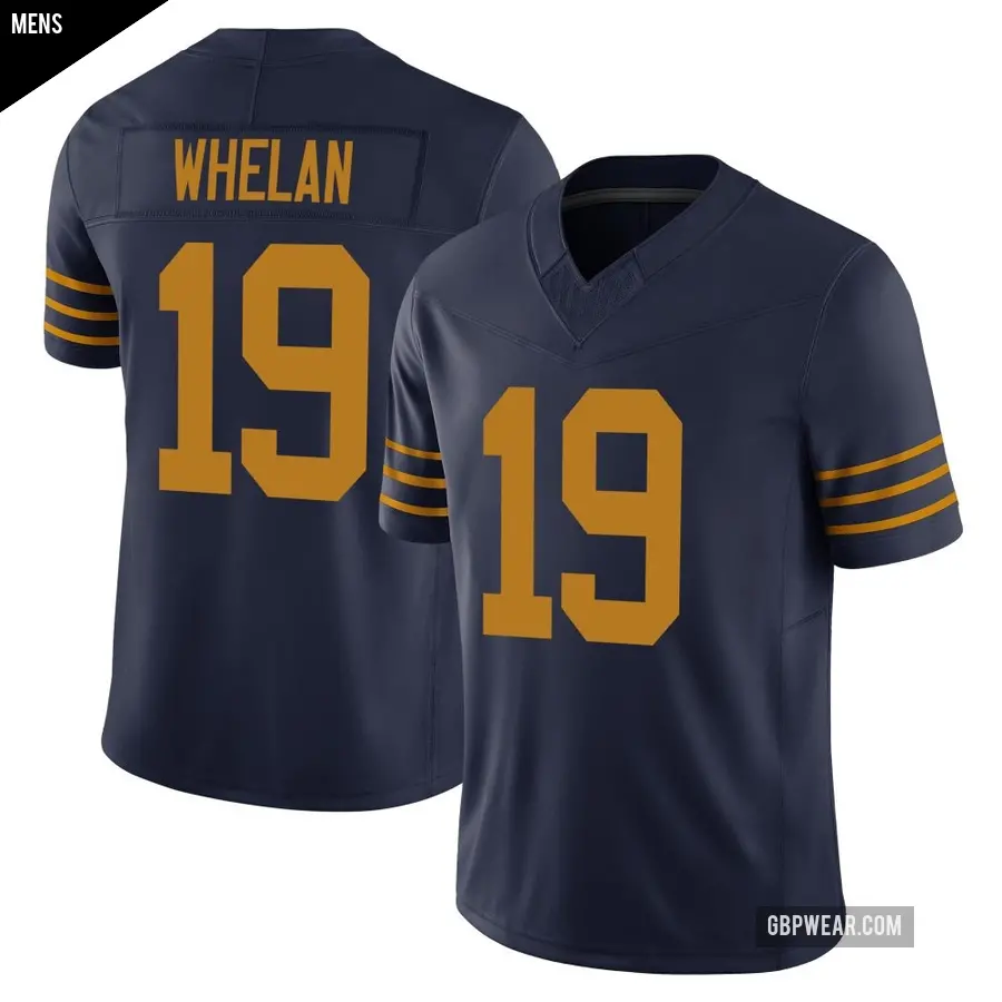 Men's Green Bay Packers ＃19 Daniel Whelan Navy Limited The 1923 Classic Vapor F.U.S.E. Jersey