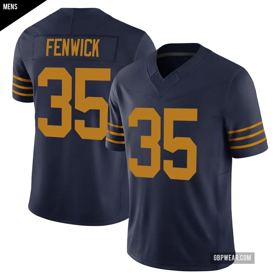 Men's Green Bay Packers ＃35 Deshaun Fenwick Navy Limited The 1923 Classic Vapor F.U.S.E. Jersey