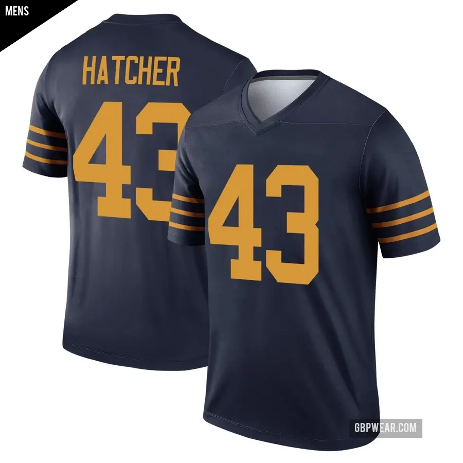 Men's Green Bay Packers ＃43 Broughton Hatcher Navy Legend The 1923 Classic Jersey