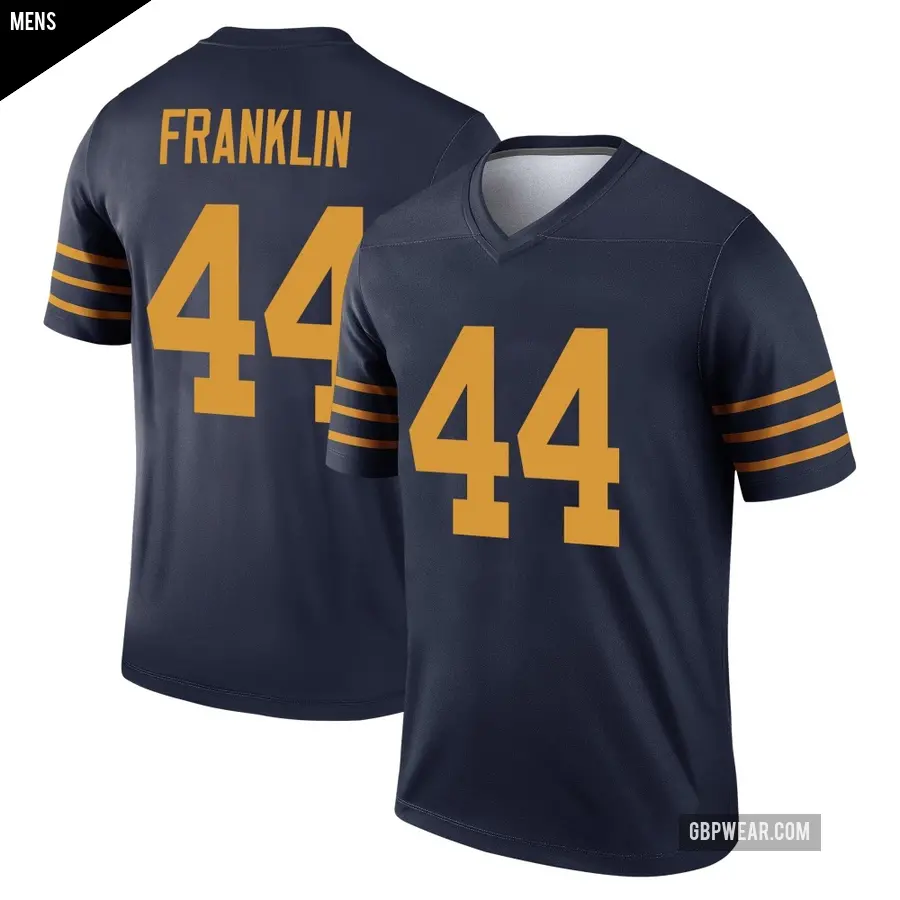 Men's Green Bay Packers ＃44 Zaire Franklin Navy Legend The 1923 Classic Jersey