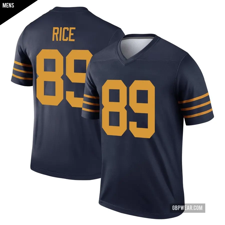 Men's Green Bay Packers ＃89 Brenden Rice Navy Legend The 1923 Classic Jersey