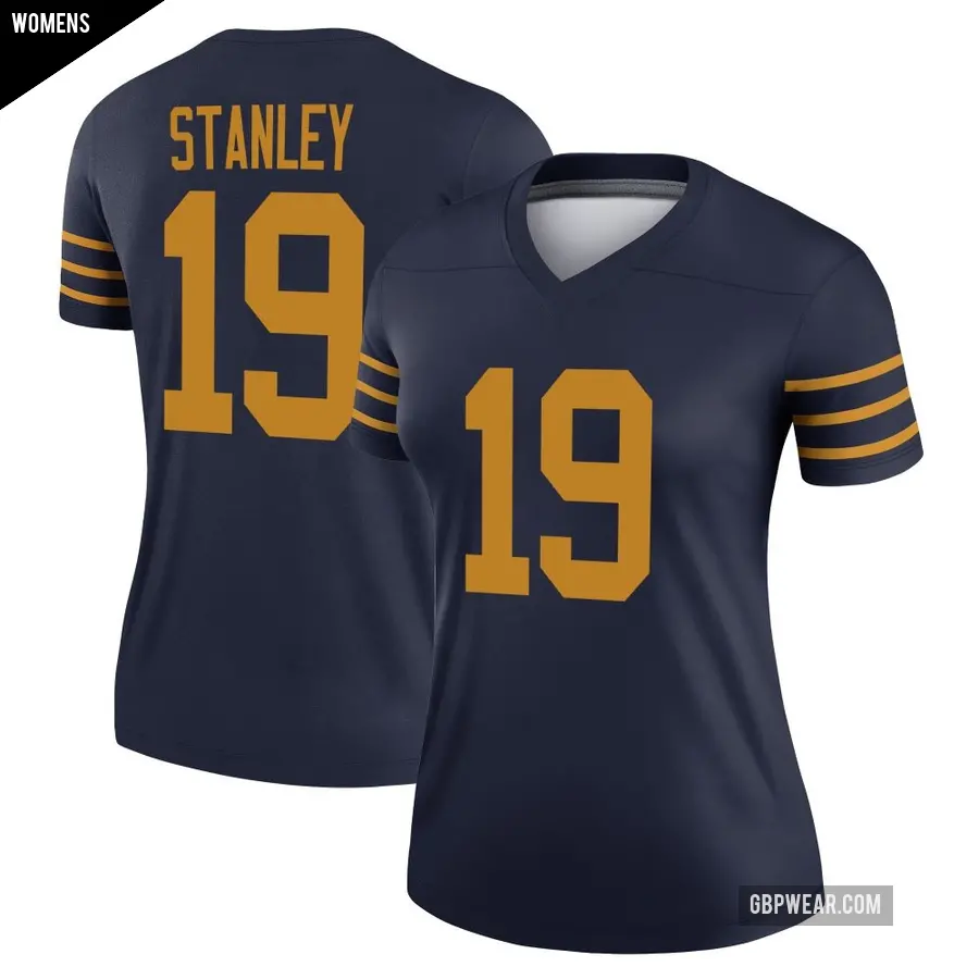 Women's Green Bay Packers ＃19 Dimitri Stanley Navy Legend The 1923 Classic Jersey