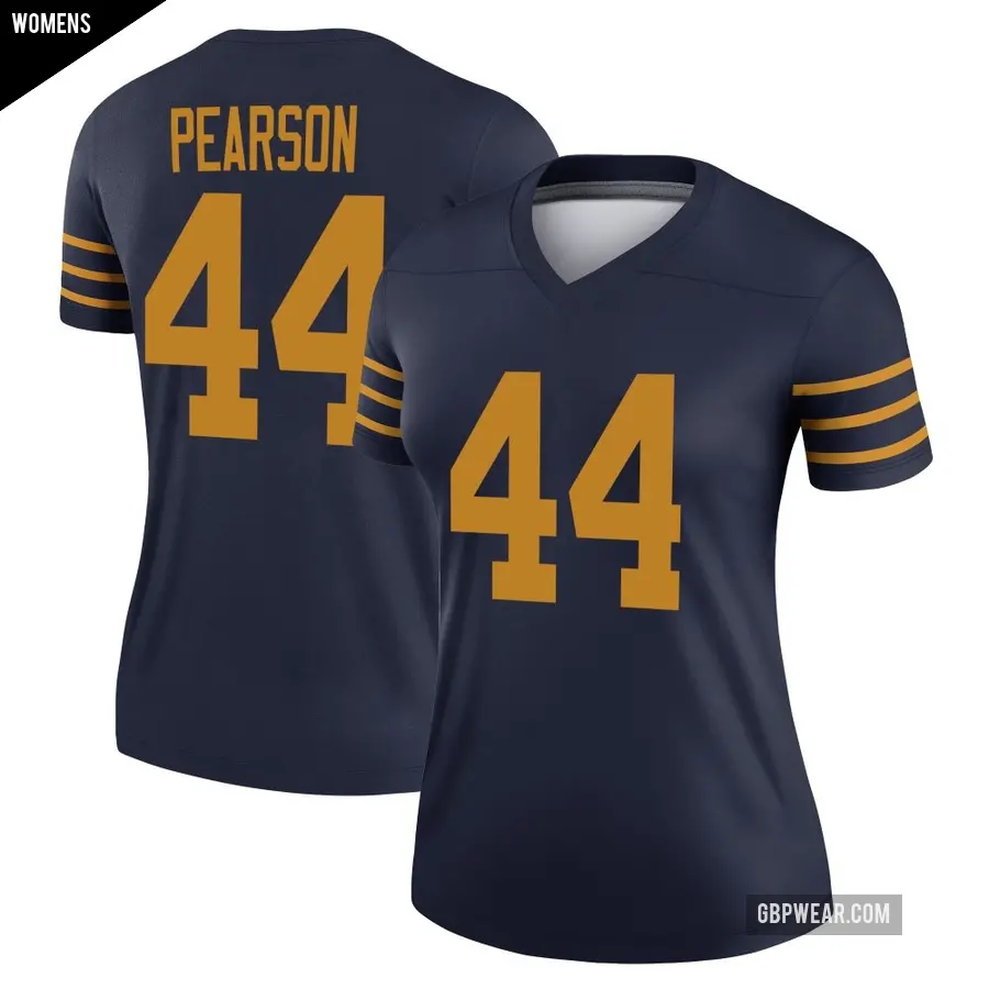 Women's Green Bay Packers ＃44 Henry Pearson Navy Legend The 1923 Classic Jersey