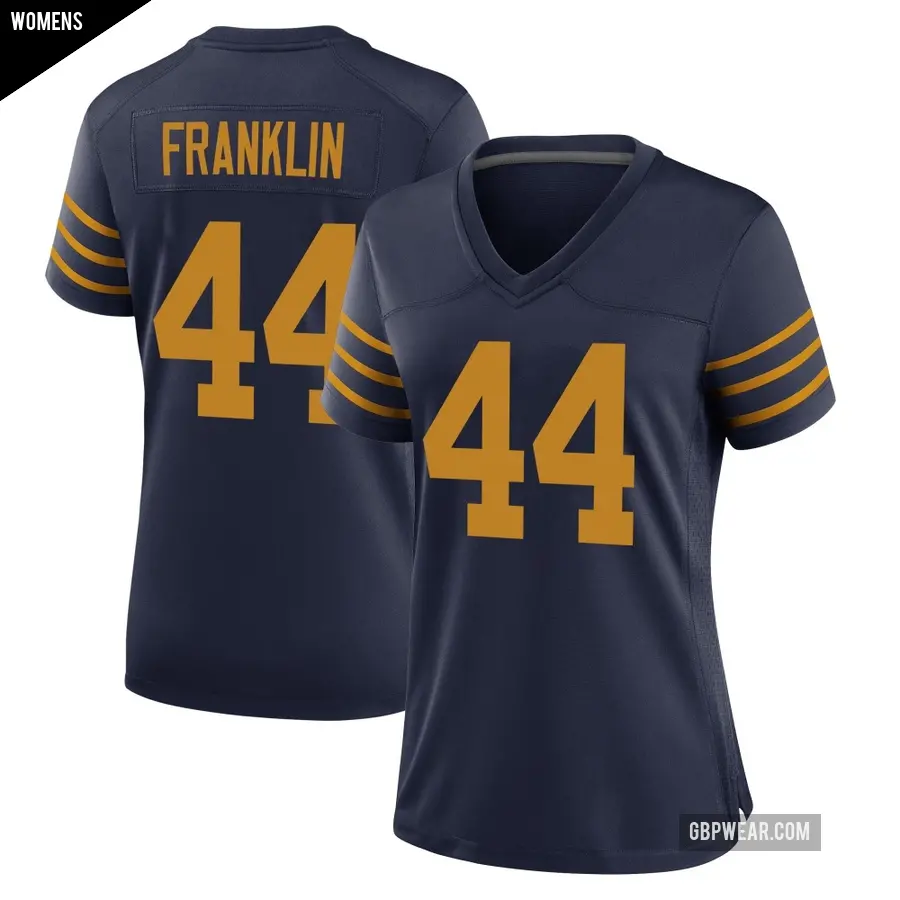 Women's Green Bay Packers ＃44 Zaire Franklin Navy Game The 1923 Classic Jersey