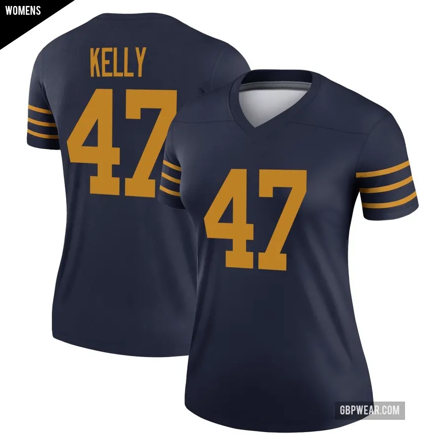 Women's Green Bay Packers ＃47 Nyjalik Kelly Navy Legend The 1923 Classic Jersey
