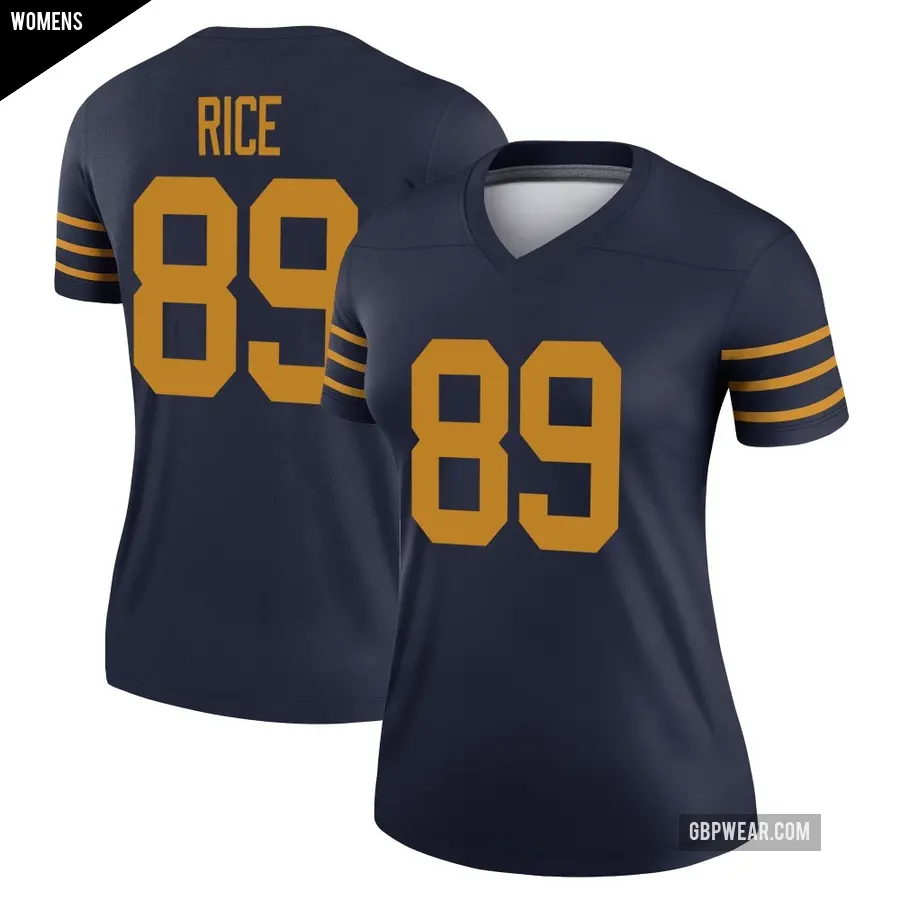 Women's Green Bay Packers ＃89 Brenden Rice Navy Legend The 1923 Classic Jersey