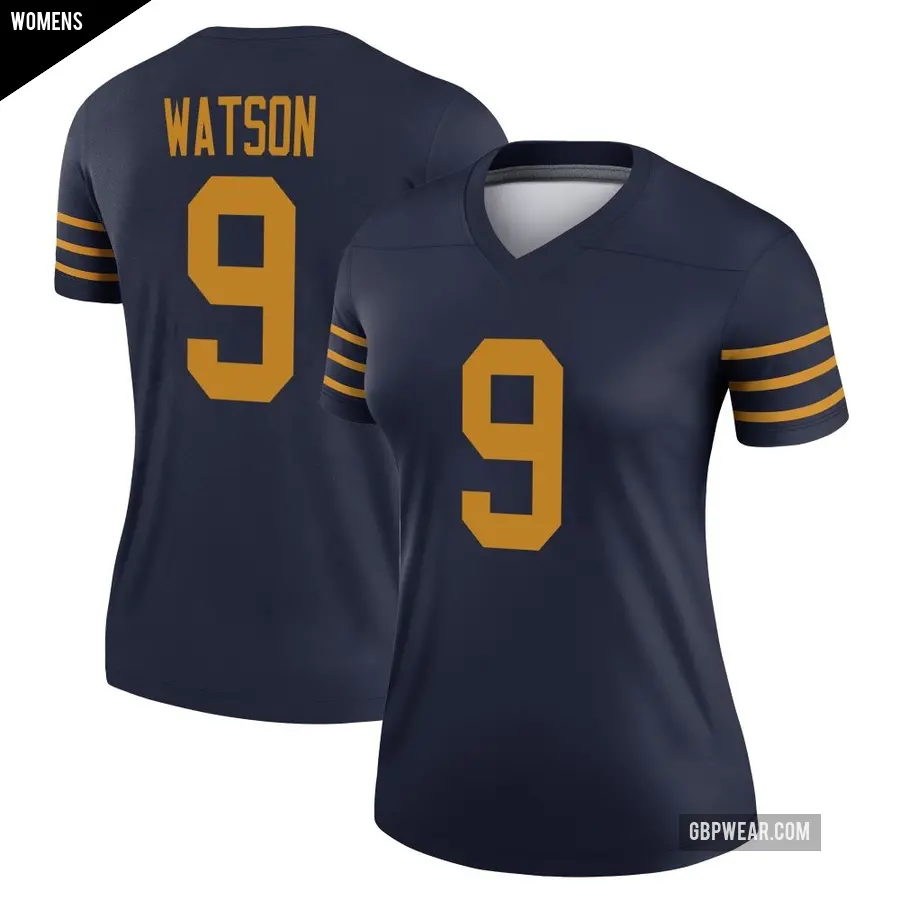 Women's Green Bay Packers ＃9 Christian Watson Navy Legend The 1923 Classic Jersey