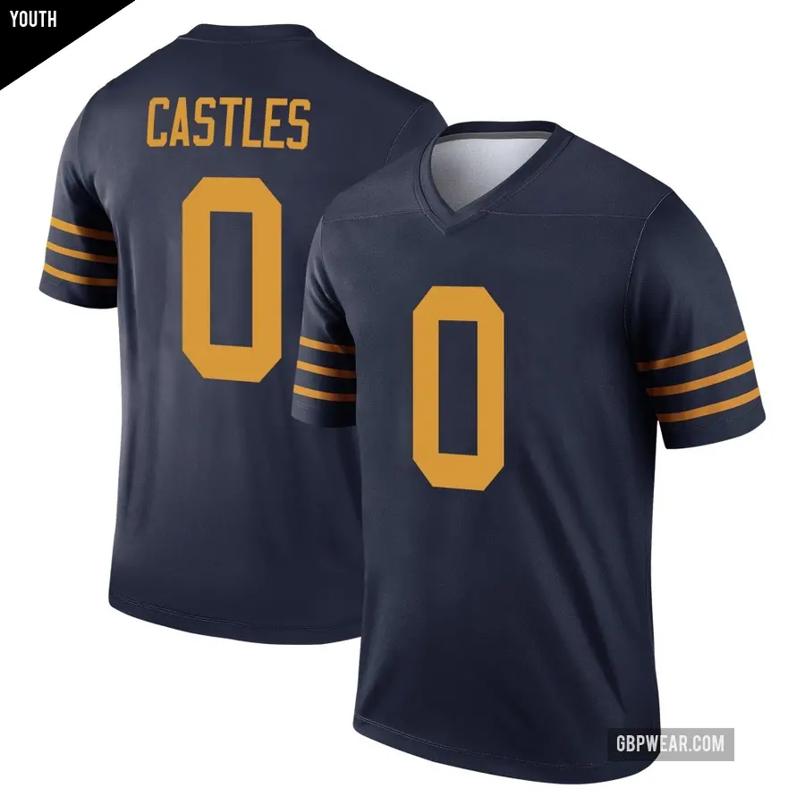 Youth Green Bay Packers ＃0 McCallan Castles Navy Legend The 1923 Classic Jersey