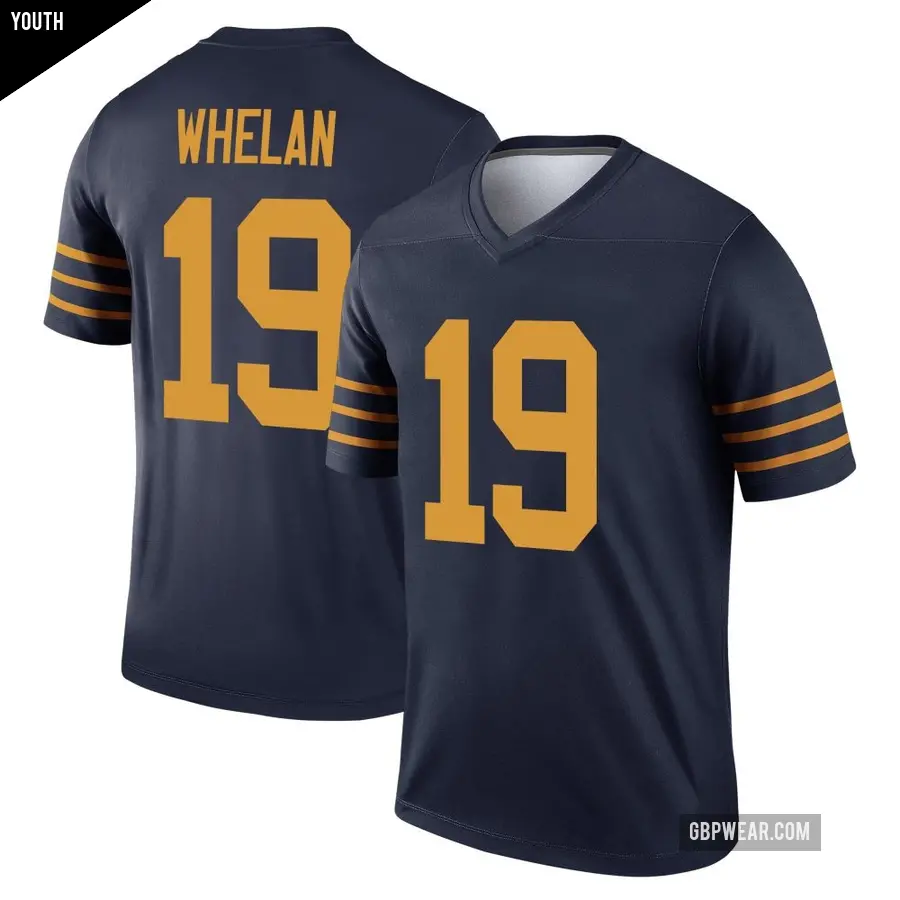 Youth Green Bay Packers ＃19 Daniel Whelan Navy Legend The 1923 Classic Jersey