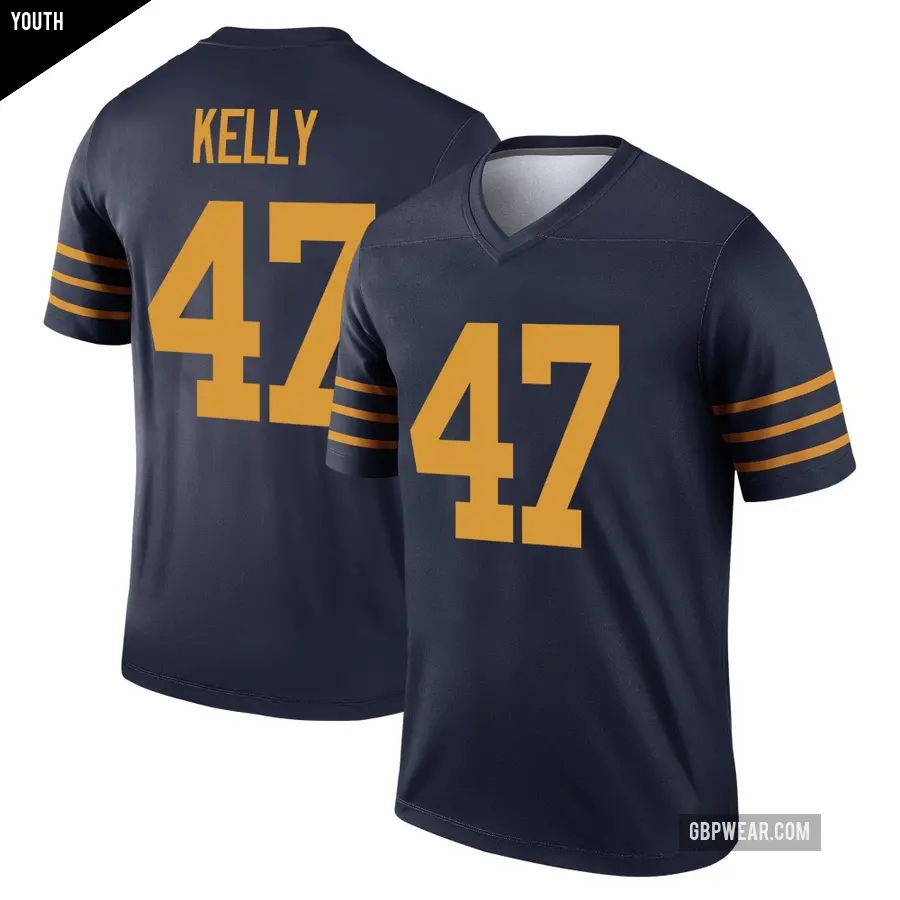 Youth Green Bay Packers ＃47 Nyjalik Kelly Navy Legend The 1923 Classic Jersey
